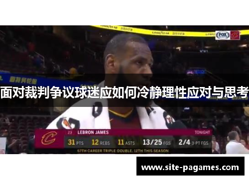 面对裁判争议球迷应如何冷静理性应对与思考